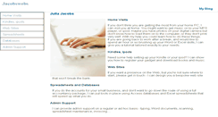 Desktop Screenshot of jacobswebs.co.uk